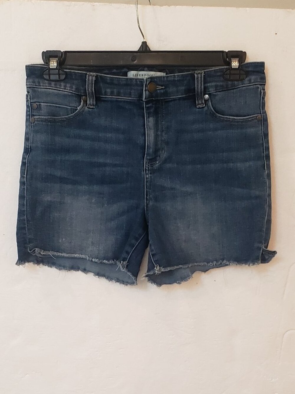 Liverpool Los Angeles Blue Jean Stretch Denim Shorts